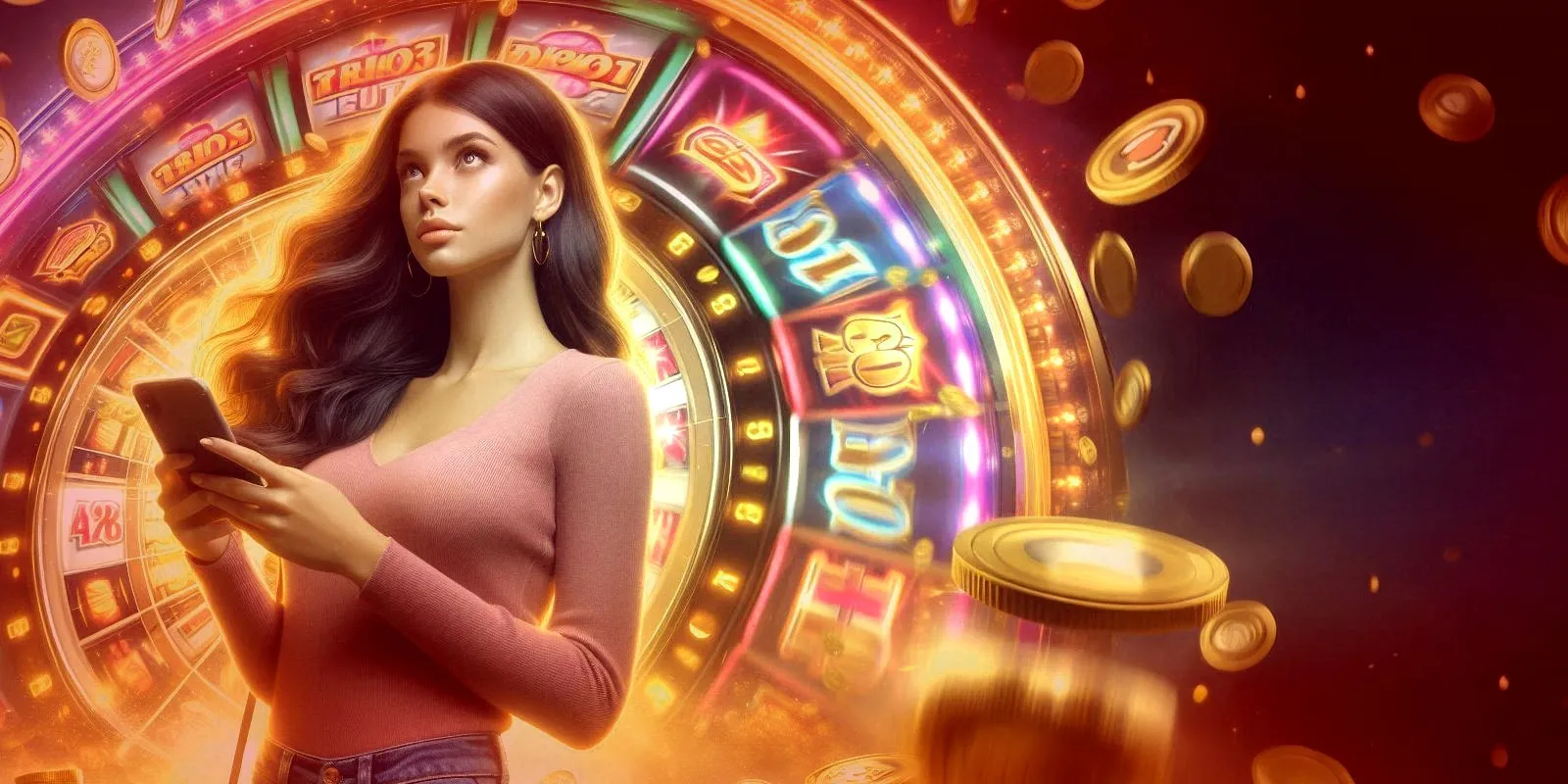 Glamour roulette woman